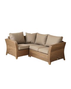 Catskill Outdoor Furniture 3 Piece Rattan Sofa Seating Group With Cushions