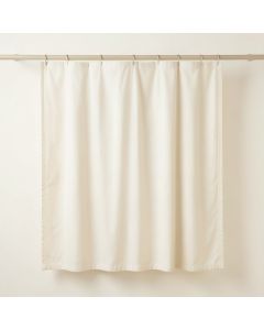 Juniper Crossing Shower Curtain Hanging Flat From A Plain Rod - Ivory (synthetic illustration; no displayed measurements)