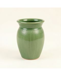 Clay Crest Empty Decorative Vase - Green (synthetic illustration; no displayed measurements)