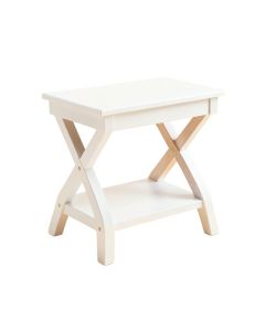 Summit Arc Side Table - White (synthetic illustration; no displayed measurements)