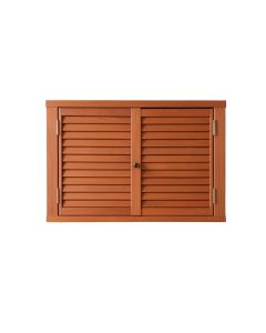Dawn Bridge Wall-Mounted Entry Cabinet - Terracotta