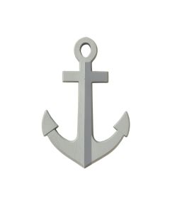 7 '' Blue And White Cape Cod Inspired Blue And White Anchor Wall Hanging Plaque