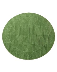 Clay Bluff Round Area Rug - Green (synthetic illustration; no displayed measurements)