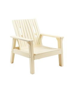River Brook Outdoor Lounge Chair - Cream (synthetic illustration; no displayed measurements)