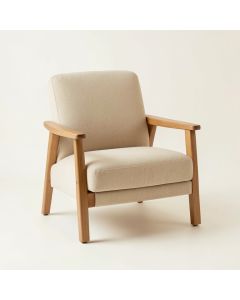 Stone Dale Upholstered Armchair - Beige (synthetic illustration; no displayed measurements)