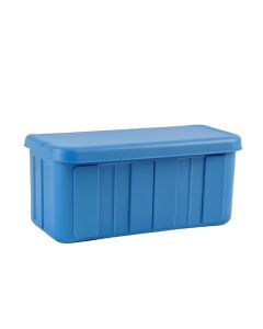 Briar Branch Narrow Outdoor Storage Bench - Blue (synthetic illustration; no displayed measurements)