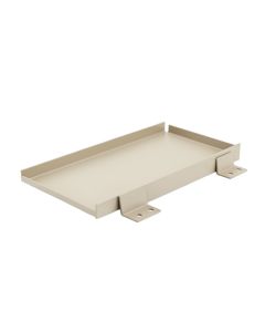 Aspen Bluff Empty Under-Desk Cable Tray - Beige (synthetic illustration; no displayed measurements)