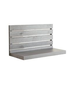 Dune Dale Wall-Mounted Entryway Organizer Shelf - Gray (synthetic illustration; no displayed measurements)