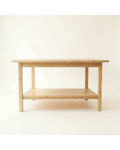 Oak Crossing Empty Workshop Workbench - Beige (synthetic illustration; no displayed measurements)