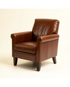 Forbe Leather Arm Chair (synthetic illustration; no displayed measurements)