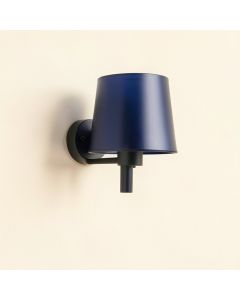 Clay Arc Wall Sconce Mounted On A Plain Wall (synthetic illustration; no displayed measurements)