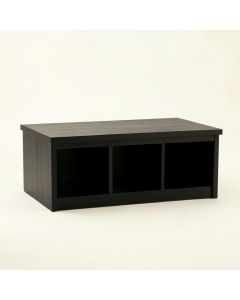 Olive Branch Shoe Storage Bench - Black (synthetic illustration; no displayed measurements)