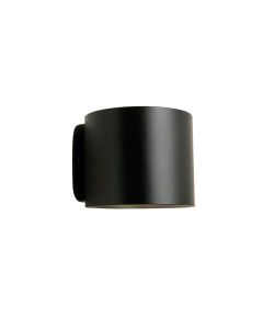 Slate Branch Wall Sconce Mounted On A Plain Wall - Black