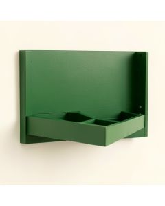 Reed Crossing Empty Wall-Mounted Tool Organizer Panel - Green (synthetic illustration; no displayed measurements)