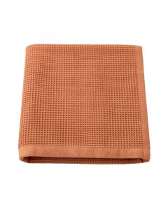 Field Bend Bath Towel - Terracotta (synthetic illustration; no displayed measurements)