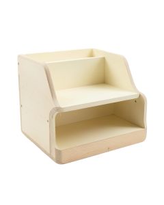 Heath Bend Empty Mug-Storage Cabinet Insert - Cream (synthetic illustration; no displayed measurements)