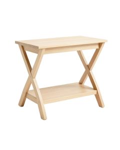 River Crossing Side Table - Beige (synthetic illustration; no displayed measurements)