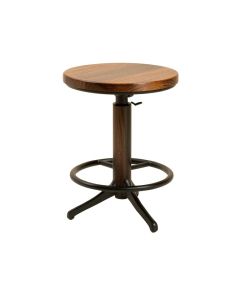 Elmhurst Swivel Solid Wood Bar & Counter Stool (synthetic illustration; no displayed measurements)