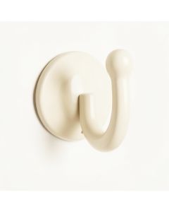 Alder Brook Wall-Mounted Robe Hook - Ivory (synthetic illustration; no displayed measurements)