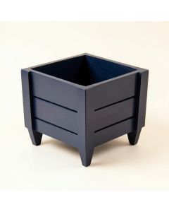 Birch Brook Empty Raised Planter - Navy (synthetic illustration; no displayed measurements)