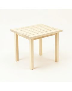 Cliff Dell Compact Balcony Table - Ivory (synthetic illustration; no displayed measurements)