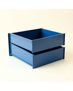 Cedar Fold Under-Desk Drawer Unit - Blue (synthetic illustration; no displayed measurements)