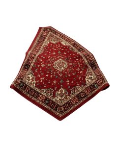 La Junta Power Loom Red Rug