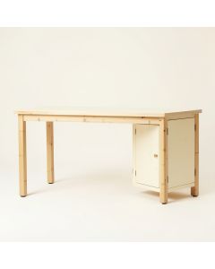 Elm Crest Empty Workshop Workbench - Cream (synthetic illustration; no displayed measurements)