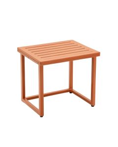 Oak Branch Compact Balcony Table - Terracotta (synthetic illustration; no displayed measurements)