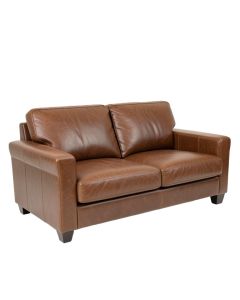 Rangeworthy 67 '' Genuine Leather Tuxedo Arm Loveseat