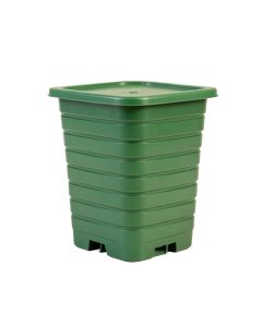 Heath Bridge Closed Garden Compost Bin - Green (synthetic illustration; no displayed measurements)