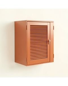 Birch Arc Wall-Mounted Laundry Cabinet (synthetic illustration; no displayed measurements)