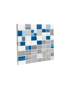 Arabesque 3 '' X 3 '' Glass Mosaic Subway Wall & Floor Tile