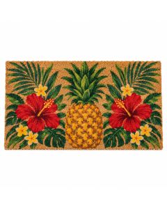 Ashby Pineapple Welcome 29 In . X 17 In . Non-Slip Outdoor Door Mat