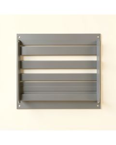 Dawn Crest Empty Wall-Mounted Tool Organizer Panel - Gray (synthetic illustration; no displayed measurements)