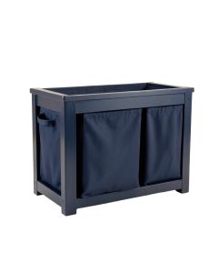 Bay Brook Laundry Sorting Station With Plain Removable Bags - Navy (synthetic illustration; no displayed measurements)