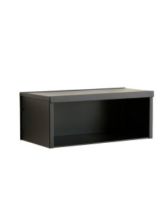 Elm Bend Wall-Mounted Shelf - Black
