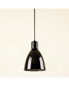 Dune Bridge Pendant Light Suspended From One Plain Cable - Black (synthetic illustration; no displayed measurements)