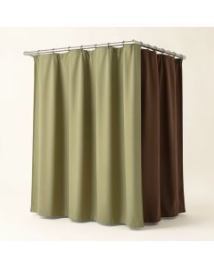Docia Solid Color Single Shower Curtain (synthetic illustration; no displayed measurements)