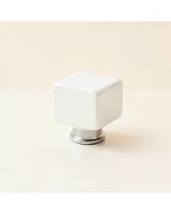 Heath Crest Cabinet Knob Without Packaging - White (synthetic illustration; no displayed measurements)