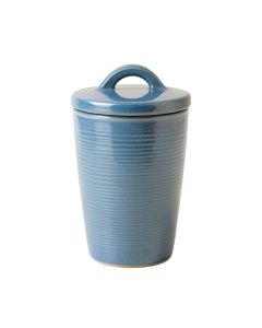 Olive Brook Storage Canister With Lid - Blue