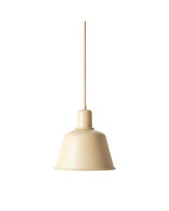 Cliff Dale Pendant Light Suspended From One Plain Cable - Beige