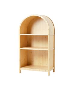 Laurel Bend Freestanding Bookcase - Ivory (synthetic illustration; no displayed measurements)