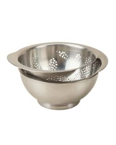 Basic Essentials 2 Piece Stainless Steel Colander Set (synthetic illustration; no displayed measurements)