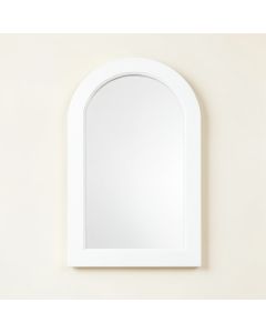 Heath Crest Framed Wall Mirror - White (synthetic illustration; no displayed measurements)