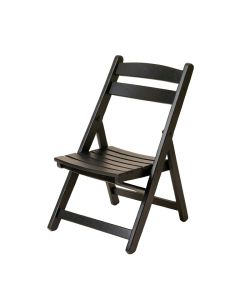 Birch Dale Folding Outdoor Chair - Black (synthetic illustration; no displayed measurements)