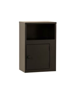 Heath Arc Wall-Mounted Entry Cabinet (synthetic illustration; no displayed measurements)