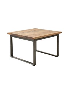 Dorset Rustic Metal Solid Wood Dining Table