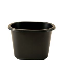 Laurel Crest Empty Raised Planter - Black