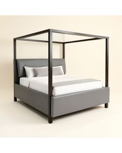Atac Queen Low Profile Four Poster Bed (synthetic illustration; no displayed measurements)